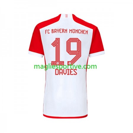 Completo Calcio Bayern Monaco Alphonso Davies 19 Divisa Prima 2023-2024